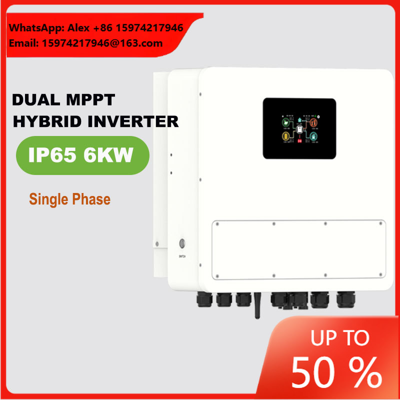 Off Grid Solar Inverter 48V 6000W - IP65 48V 6KW Single Phase Low