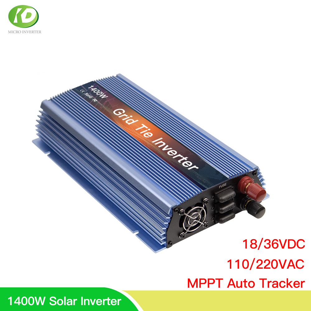 Micro Inverter 1400W Solar Grid Tie - 18V 24V 36V 1400W Năng Lượng