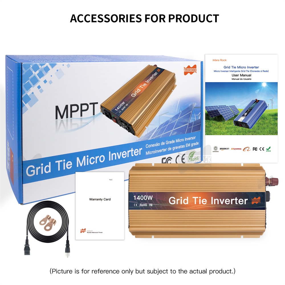 1000-1400W Grid Tie Micro Sola - đánh giá và giá Micro Inverter 1400W Solar Grid Tie