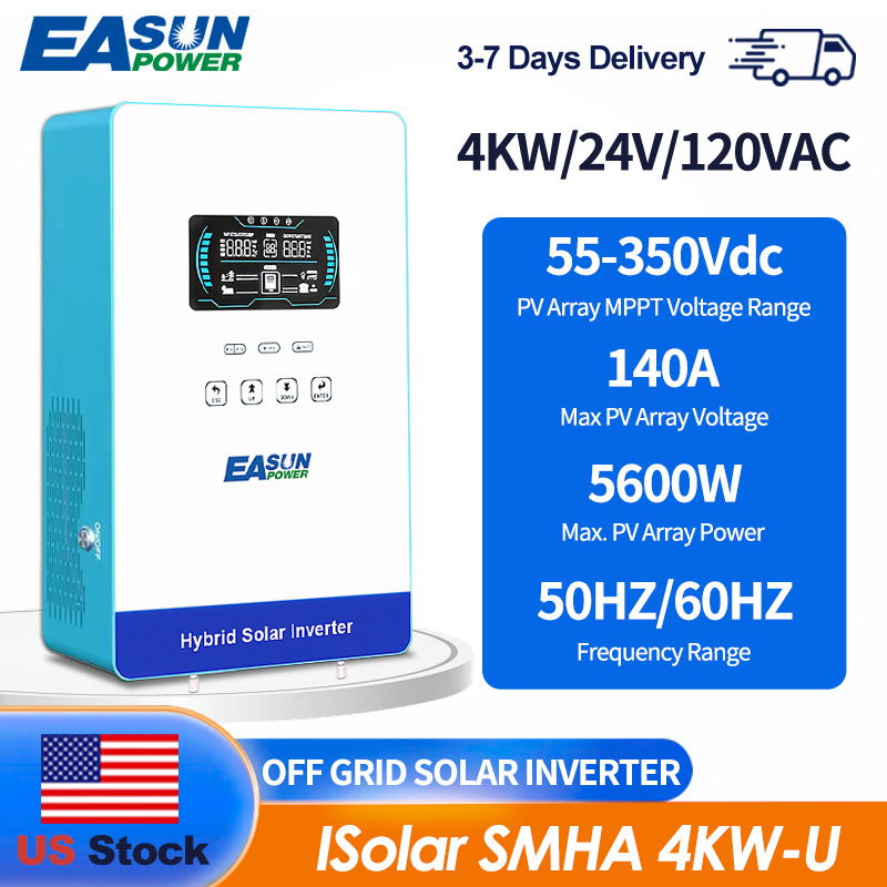EASUN POWER 4000W 24V Off Grid - đánh giá và giá Grid Tie Inverter Limiter 2000W