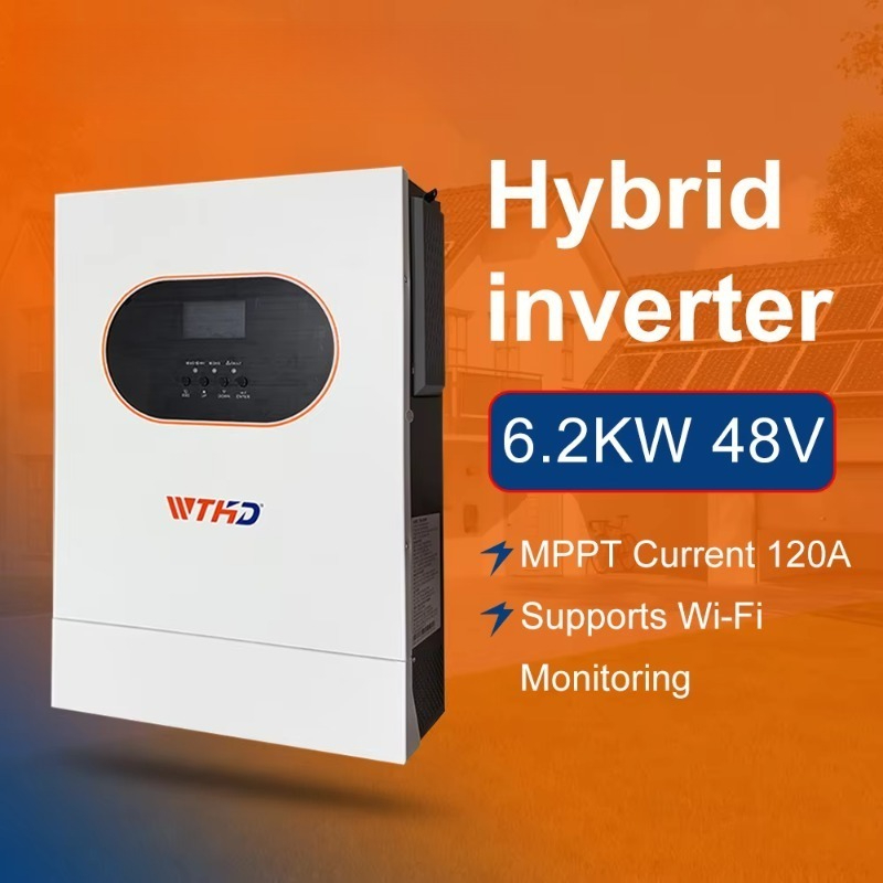 6.2KW Single Phase Off Grid On - đánh giá và giá Off Grid Solar Inverter 48V 6000W