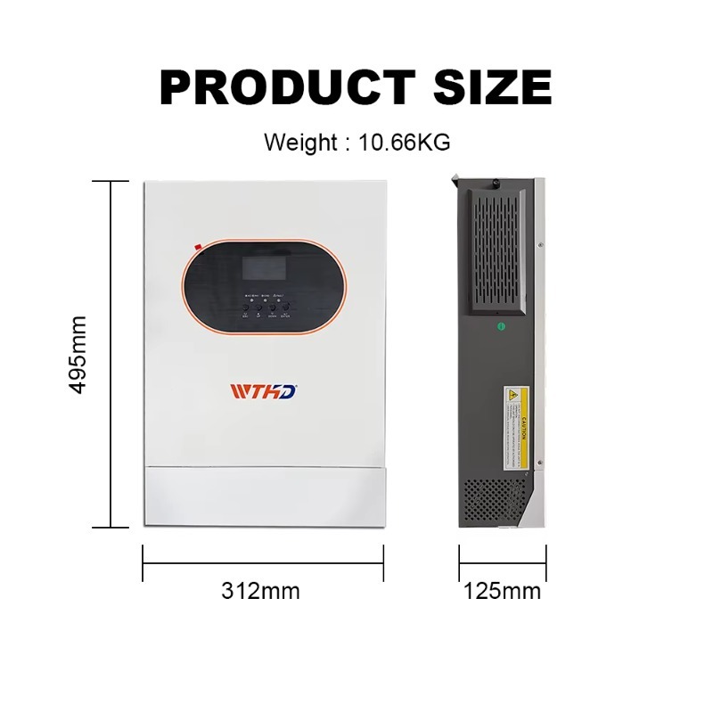 6.2KW Single Phase Off Grid On - đánh giá và giá Off Grid Solar Inverter 48V 6000W