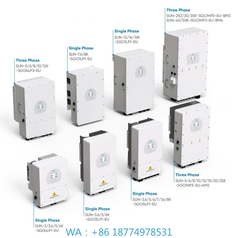 3 Phase Hybrid Solar Inverter  - đánh giá và giá Mppt Hybrid Inverter 48V 8Kw 3 Phase