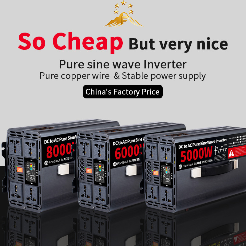 Portable Pure Sine Wave Off Gr - đánh giá và giá Pure Sine Wave Inverter 5000W 48V 220V