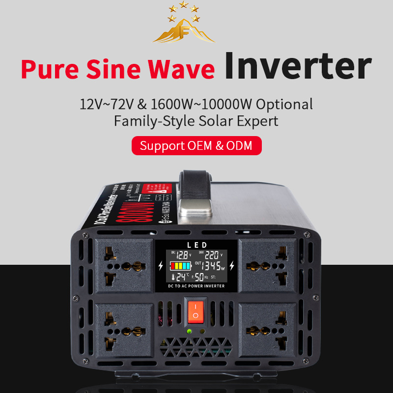 Portable Pure Sine Wave Off Gr - đánh giá và giá Pure Sine Wave Inverter 5000W 48V 220V