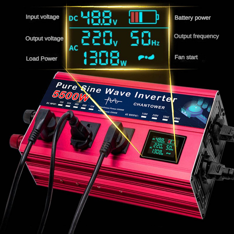 4000W/5000W/5500W Pure Sine Wa - đánh giá và giá Pure Sine Wave Inverter 5000W 48V 220V