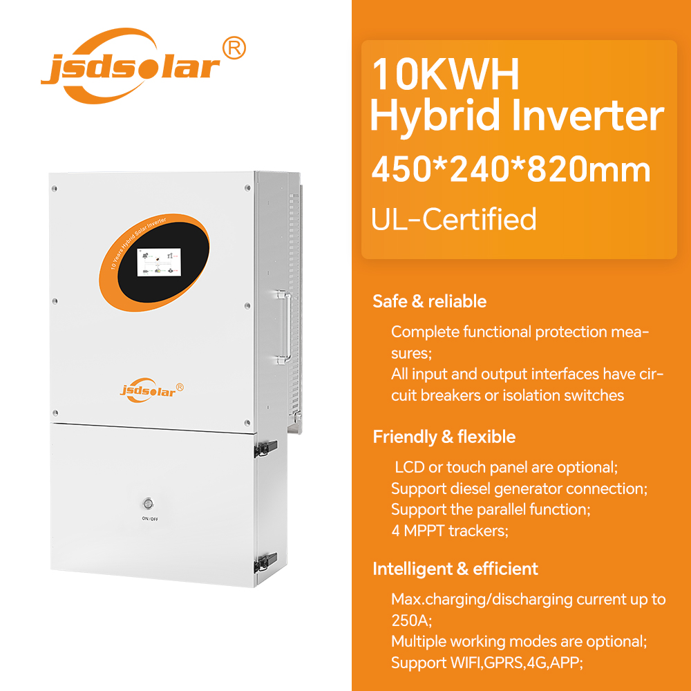 Jsdsolar 10kW Hybrid Solar Inv - đánh giá và giá Split Phase Inverter 10Kw 110V 220V