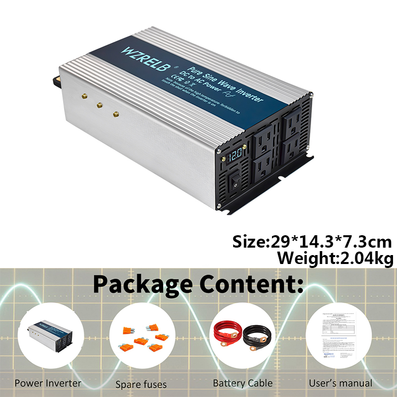 3000W Pure Sine Wave Inverter  - đánh giá và giá Inverter Pure Sine Wave 60Hz 120V 3000W