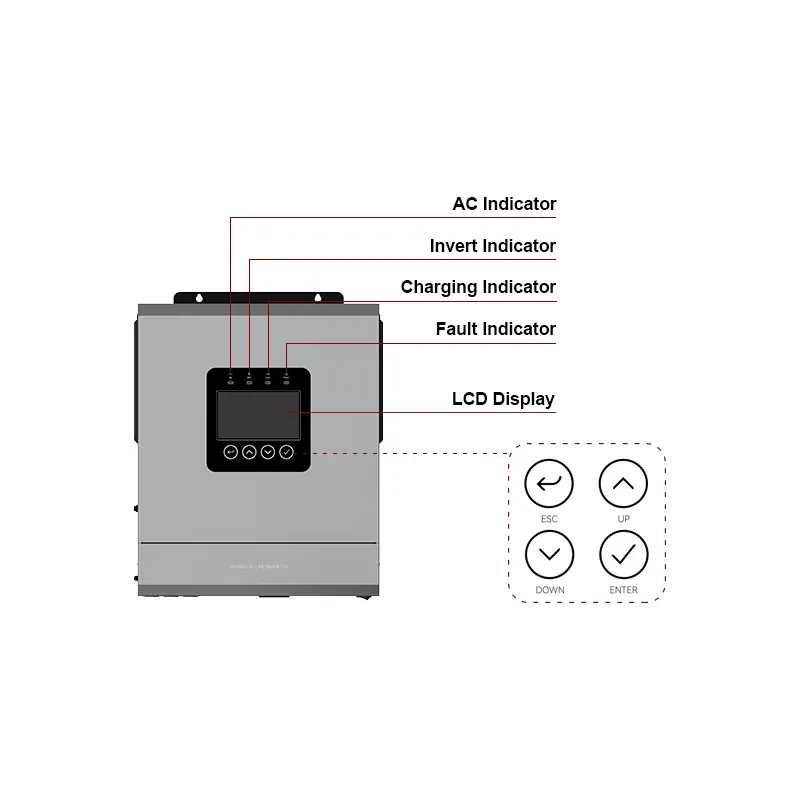5Kw 6Kw 6.2Kw Off-Grid MPPT So - đánh giá và giá Off Grid Solar Inverter 48V 6000W