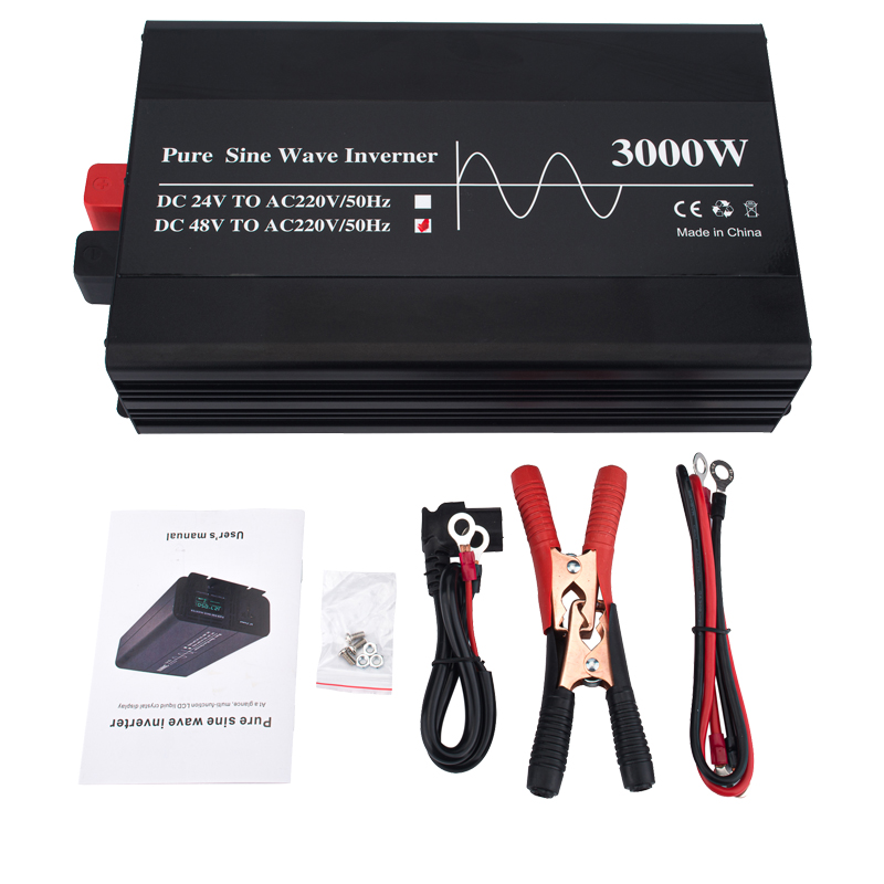3000W 12V 24V 48V Tắt Ren Phối - đánh giá và giá Lifepo4 Solar Inverter 24V 3000W