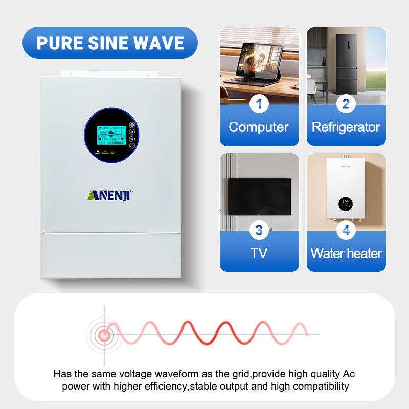 ANENJI Split Phase 12KW 48V Hy - đánh giá và giá Off Grid Solar Inverter 48V 6000W
