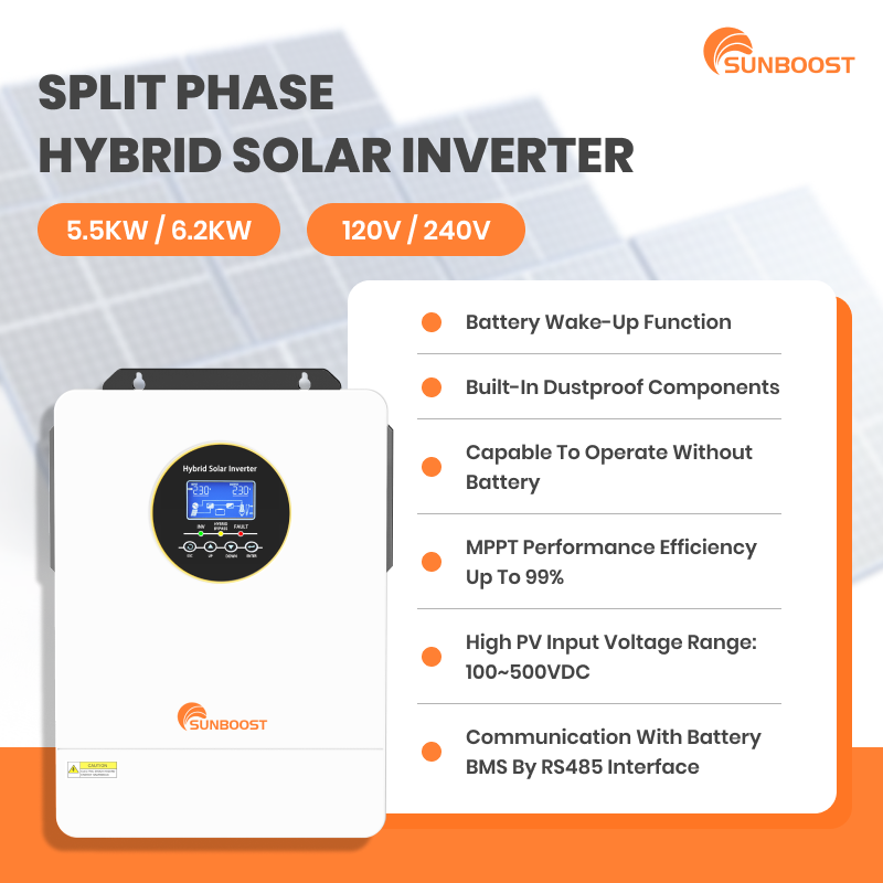 Sunboost 3Kw 4Kw 5000W 5.5Kw 6 - đánh giá và giá Hybrid Solar Inverter 5.5Kw Mppt 48V