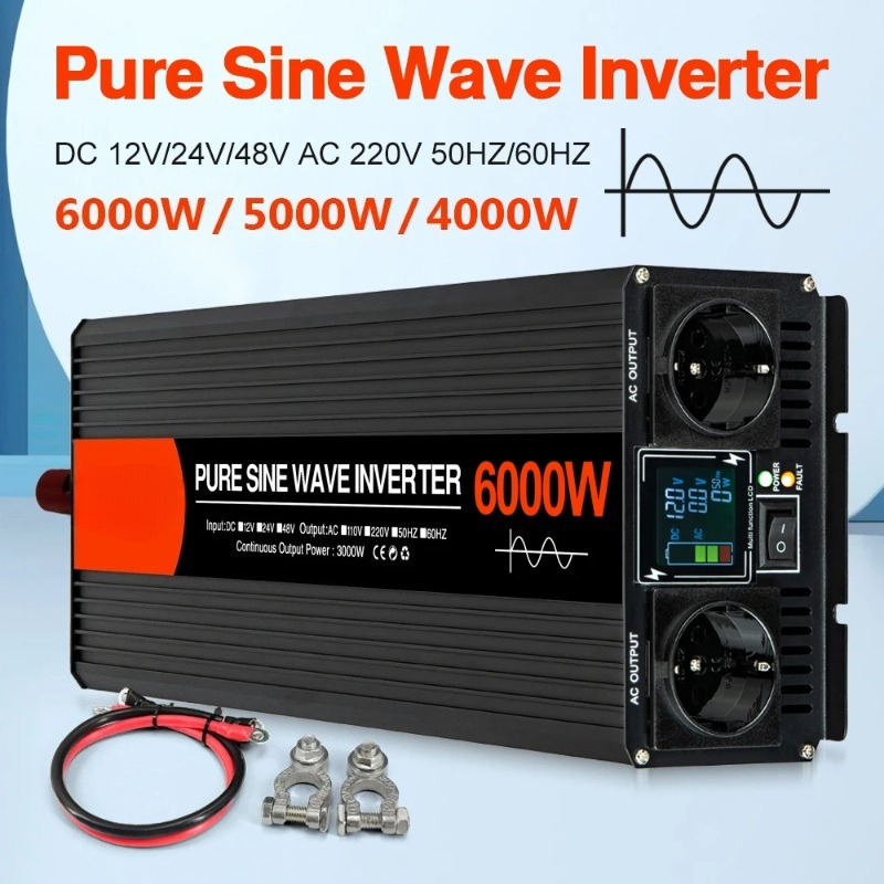 Pure Sine Wave Solar Inverter  - đánh giá và giá Pure Sine Wave Inverter 5000W 48V 220V