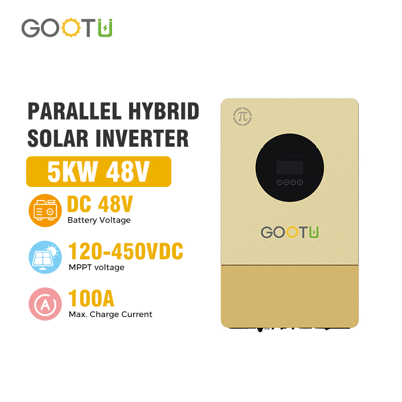Hybrid Solar Inverter 5Kw 48V  - đánh giá và giá Parallel Solar Inverter 48V 5000W Mppt