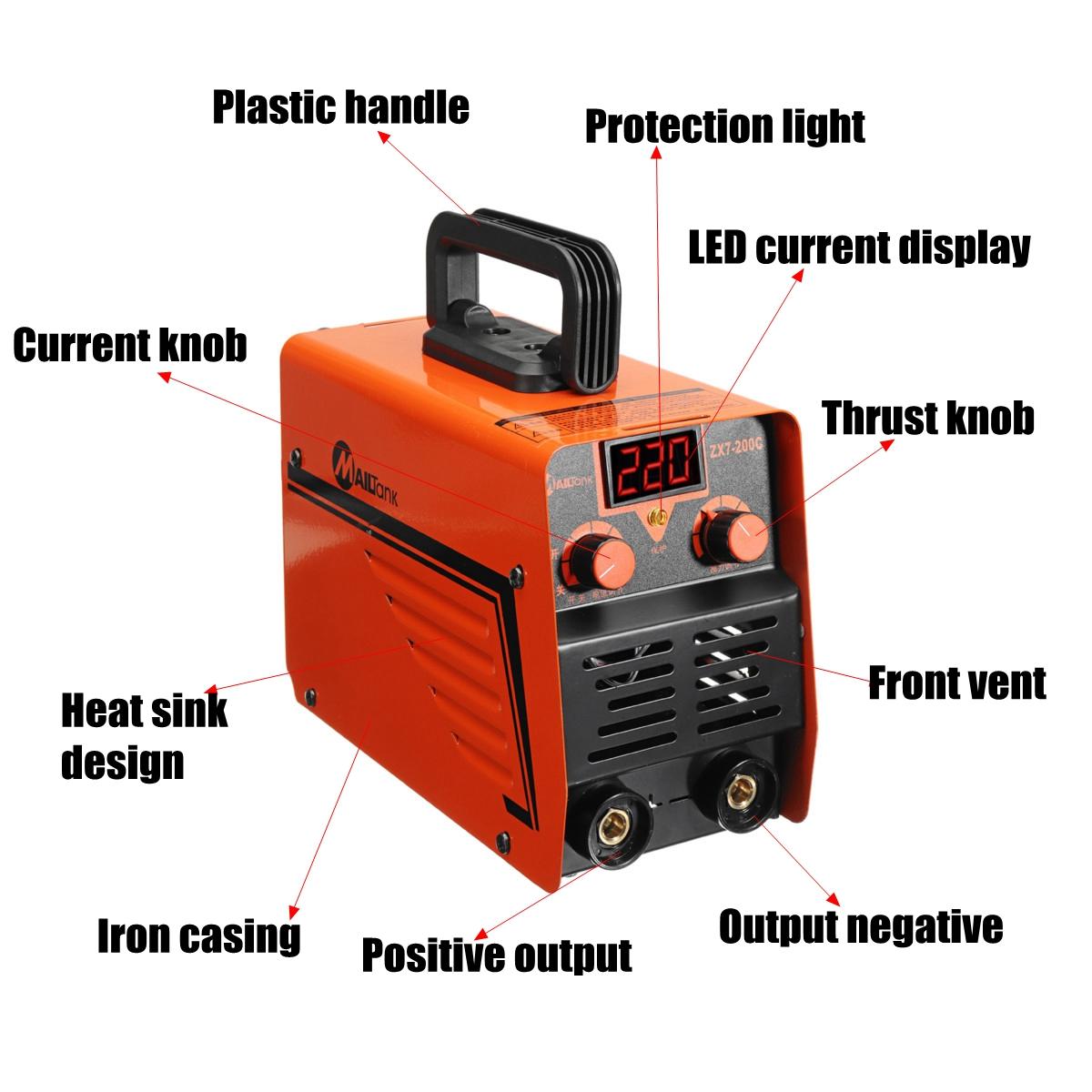 ZX7-200C Handheld IGBT Inverte - đánh giá và giá Inverter Welding Machine Igbt 300A