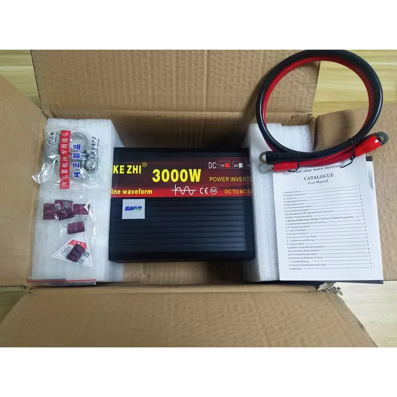CHKJ Easun 12v 24V 48V DC to A - đánh giá và giá Pure Sine Wave Inverter 5000W 48V 220V
