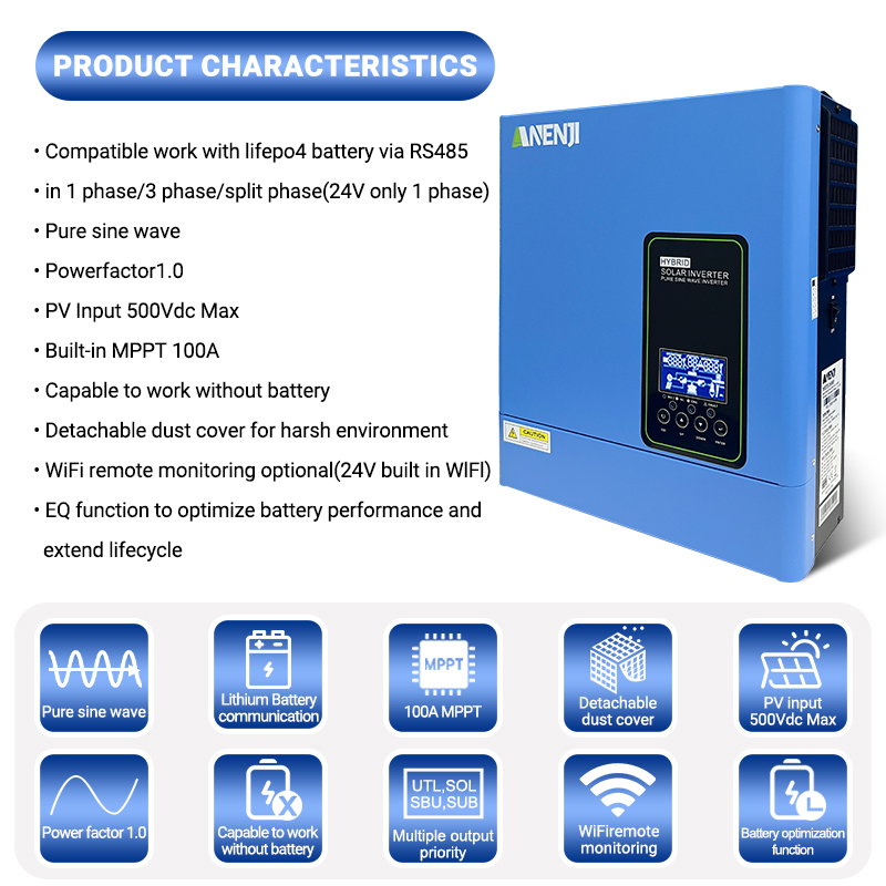 24V 3000W 120V off grid solar  - đánh giá và giá Inverter Pure Sine Wave 60Hz 120V 3000W