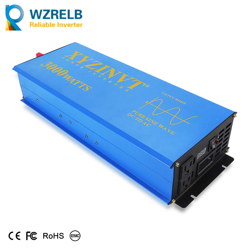 3000W Solar Power Inverter 24V - đánh giá và giá Inverter Pure Sine Wave 60Hz 120V 3000W