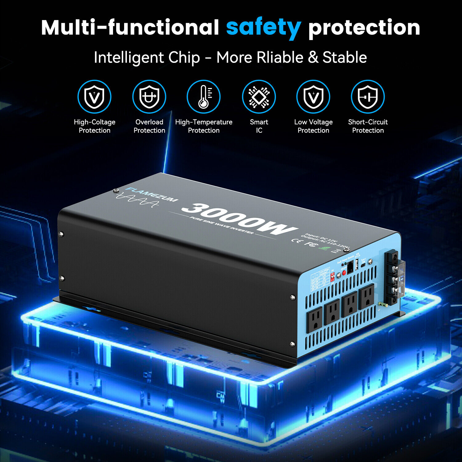 3000W Pure Sine Wave Power Inv - đánh giá và giá Inverter Pure Sine Wave 60Hz 120V 3000W