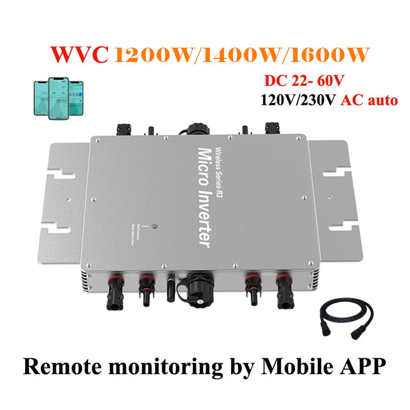 Micro Inverter 1200W 1400W 160 - đánh giá và giá Micro Inverter 1400W Solar Grid Tie