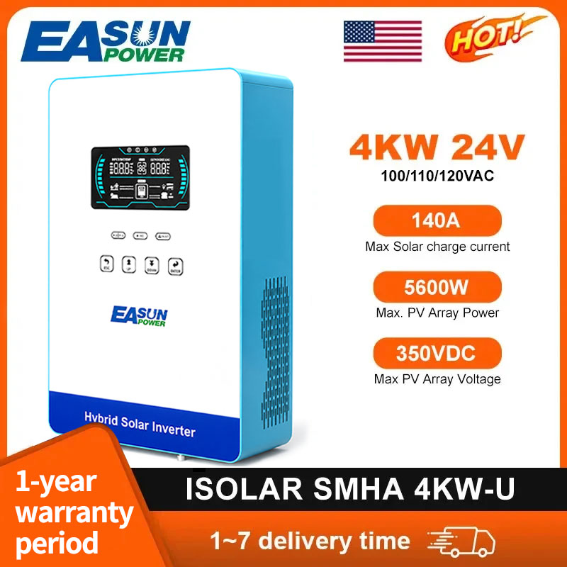 EASUN POWER 4000W Hybrid Inver - đánh giá và giá Grid Tie Inverter Limiter 2000W